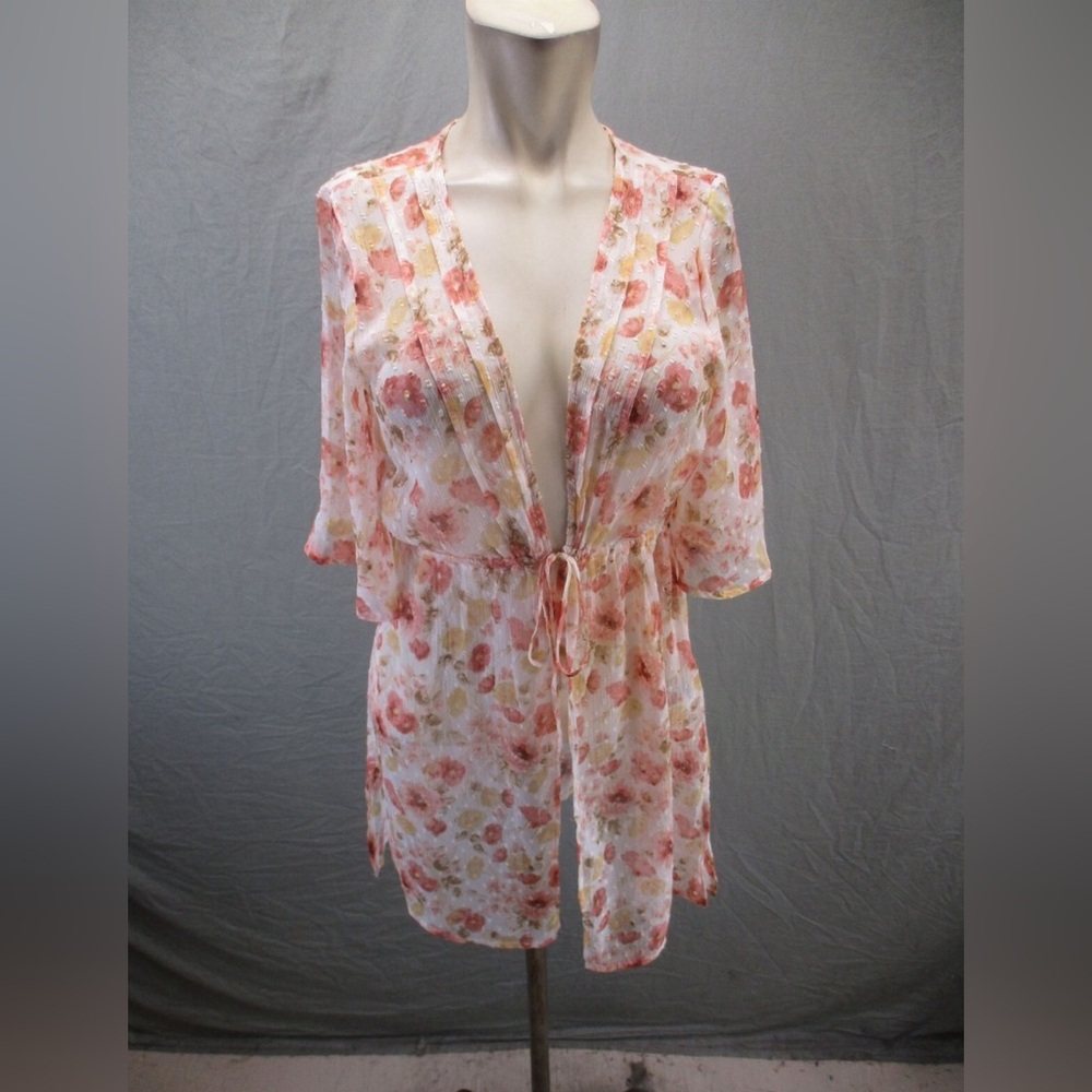 Abercrombie & Fitch Floral Sheer Wrap